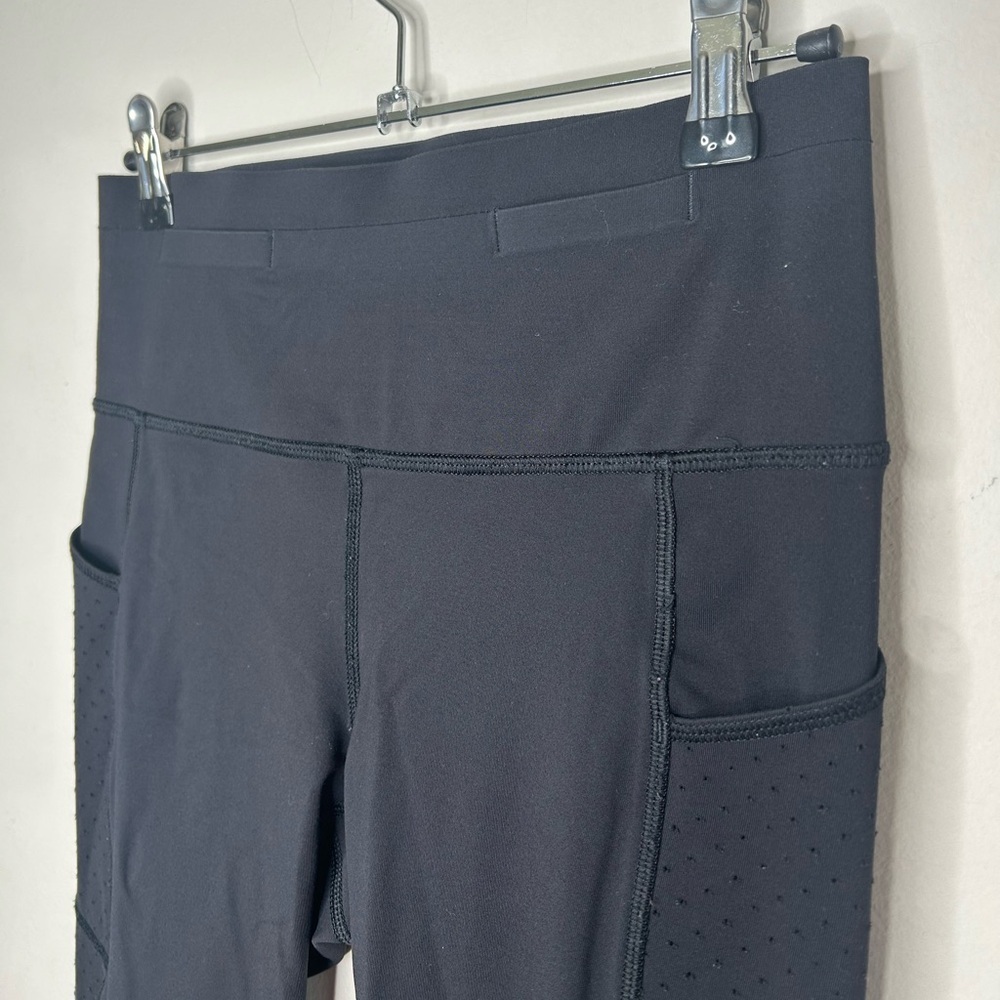 Lululemon Mind Over Miles Crop 17" Cropped Activewear Legging In Black Size 6 - Picture 9 of 10